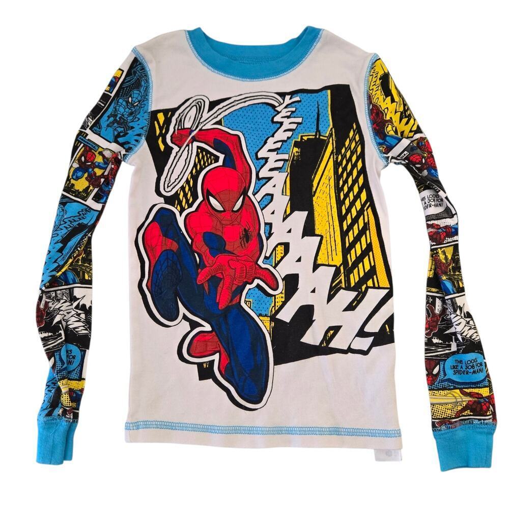 Disney Marvel Boy's Spider-Man Pajama Top Size: 8
